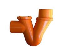 SIFONE ORIZZONTALE VERTICALE 1 TAPPO SALDATO Diam 125