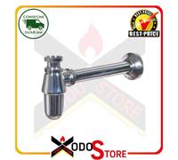 Sifone Ottone Cromato Belfer 42SFC per Fontana a Parete 42PR 42PRQ 42PRX
