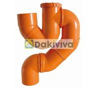 Sifone Palermo ø 100 in PVC Made in Italy