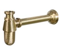Sifone per Fontana da Giardino in Ottone Spazzolato Belfer 42/SFO