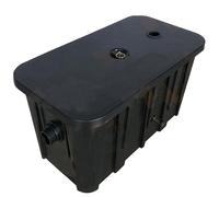 Sifone per grasso commerciale, separatore olio-acqua a 7 stadi, struttura a coste rinforzate, design a doppia U, per ristoranti e mense