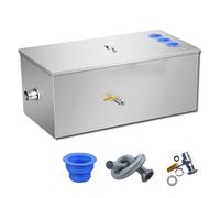 Sifone per grasso in acciaio inox, intercettore sotto lavello per ristoranti e cucine domestiche, efficace strumento di gestione del grasso