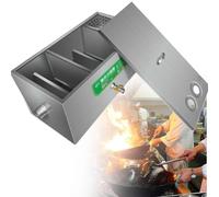 Sifone per grasso - Separazione efficiente del grasso sotto il lavandino in acciaio inossidabile per installazione di cucina e ristorante