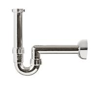 SIFONE PER LAVABO ABS METALLIZZATO 1"1/4 1" D 40 mm Sifoni Pilette Ghidini