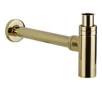 Sifone per lavabo e bidet ribassato in colore oro Vicario 890/T.04