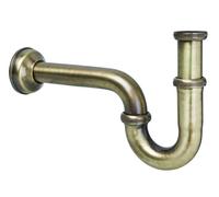 Sifone Per Lavabo Ottone Antico 1 1/4 x 32mm