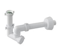 Sifone per lavelli 1 vasca Idro Bric S0310B Bazooka Bianco