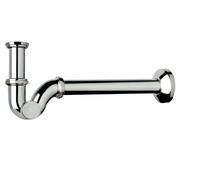 SIFONE PER LAVELLO A ESSE "S" IN OTTONE CROMATO 1" 1-1/4 BAGNO CUCINA