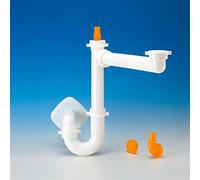 Sifone per lavello da cucina 1 Vasca modello Salvaspazio 1 Via