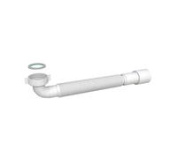 Sifone per scarico flessibile ed estensibile curvo 1 1/2x40/50 - Bonomini