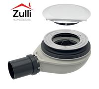 Sifone per doccia Geberit d90 con tappo per piletta scarico in PE 150.583.21.1