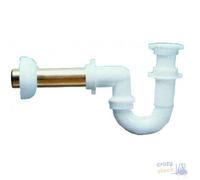 SIFONE PLASTICA A TUBO 1 VIA PER LAVELLO LIRA SENZA PILETTA