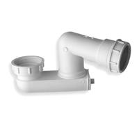 Sifone pp ribassato vasca bianco 1"1/2 Idroweb
