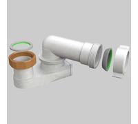 SIFONE RIBASSATO ORIENTABILE PER COLONNA VASCA - 1"1/2 x 40