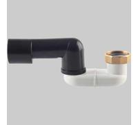 Sifone Ribassato Orientabile per Piatto Doccia Ghiera Ottone 1½ x 40 x 50