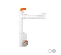 SIFONE SALVA SPAZIO 1 NT EVOLUTION PER LAVELLI 1"1/2 D 40 mm Bianco