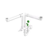 SIFONE SALVA SPAZIO 2 VIE RING-ONE PER LAVELLI CUCINE 1"1/2