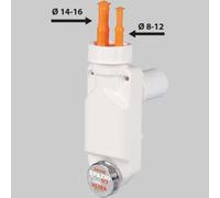 SIFONE SALVASPAZIO ISPEZIONABILE CLIMA CON DOPPIO ATTACCO Ø 32 Ø 40 (1"1/2)