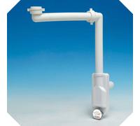 SIFONE SALVASPAZIO SPAZIO BAGNO NT 1 VIA SENZA PILETTA ATTACCO ø32-40 - 1"- 1"1/4