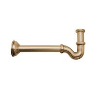 Sifone Scarico ad S Tappo Laterale Senza Piletta 1 Pb 1 Bronzato