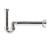 Sifone Scarico per Bidet ABS Metallizzato Ghidi 11 x 4 Ø 40 a 32 mm
