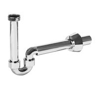 Sifone scarico tondo in ABS cromato per bidet 11 4 x 40mm GEBERIT