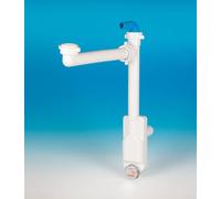 Sifone Spazio Bagno NT con tee e portagomma bianco