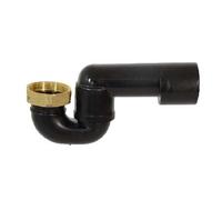 SIFONE VASCA SNODATO IN PHED CON DADO IN OTTONE 1"1/4
