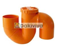 SIFONE VERTICALE CHIUSO IN PVC ø100 ø125