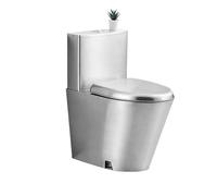 Sifone WC a doppio scarico in acciaio inox, design ad alta efficienza, a risparmio idrico, antigelo e resistente alle crepe, ideale per bagni commerciali e pubblici