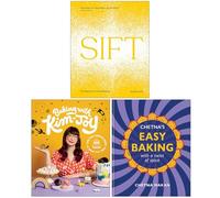 Sift The Elements of Great Baking, Baking with Kim-Joy & Chetna's Easy Baking 3 Books Collection Set