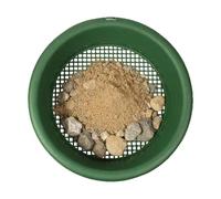 Sifter for Rocks - Sifter per pellet in rete impilabile di precisione - Classifier Gold Prospecting Padella - per Rock Soil Dirt Pellet Prospecting Mining Gardening Sifting