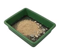 Sifting Padella, Sifter a pellet in rete stackable precise, Padella Classifier Gold Prospecting - per Rock Soil Dirt Pellet Prospecting Mining Gardening Sifting