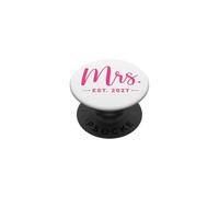 Sig.ra Est. 2027 Appena sposata Promosso A Mrs and Mr Wedding PopSockets PopGrip Adesivo