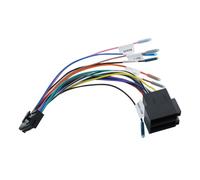 SIGANDG 1 Pezzo Adattatore per Fascio 20 Pin a ISO Adattatore Stereo per Auto di Ricambio, presa 20 pin, connettore cavo ISO, fili accessori universali con linee di controllo al volante e inversa