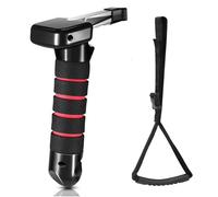 SIGANDG 2 Pezzi Set di Maniglie per Porte dell'Auto, Maniglia della porta dell'auto per anziani, Maniglia multifunzione Maniglia di chiusura della porta dell'auto per anziani e disabili (Rosso)