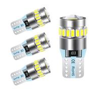 SIGANDG 4 Pezzi 194 Lampadine W5W T10 LED Canbus 12V Luce Targa 6000k(Bianco) No Error Auto Lampada 168 2825 18 LEDs 3014 + 1 LED 3030 SMD Per Luce Di Posizione,Interior,Segnale,Cupola,Cruscotto