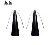 SIGANDG Repellente per Mosche, 2 x Ventilatore Repellente Portatile da Tavolo, Scacciamosche Elettrico con Gancio, Ventilatore Anti Mosche, Scaccia Mosches da Cibo.