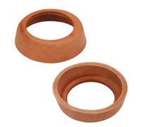 SIGANDG Set di 2 Pezzi Guarnizioni per Pompa Maniglia Modello 75 | Kit Ricambi in Pelle Compatibile con Pistone Pompa Acqua Giardino | Colore Marrone, Alta Durata