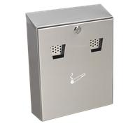 Sigaretta Bin Montaggio a Parete Acciaio Inox - Sealey RCB02 Nuovo