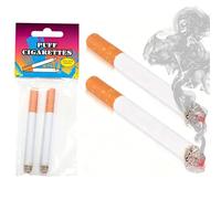 Sigarette finte per Costume - Che soffia Fumo - 8,3 cm - Durevole e Realistico e Ideale per Feste a Tema, Durevole e Realistico, Ideale per Feste a Tema e spettacoli teatrali, (Confezione da 2)