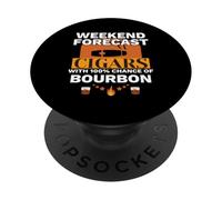 Sigari previsioni per il fine settimana con probabilità del 100% di Bourbon PopSockets PopGrip Adesivo