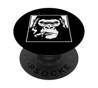 Sigaro fumante Gorilla PopSockets PopGrip Adesivo