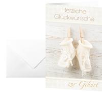 SIGEL 10 x Baby Greeting Cards - DS040 with Envelopes Baby.