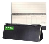 Sigel 2026 Conceptum Desktop Agenda Grande Paesaggio Copertina Rigida Nero