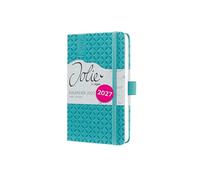 SIGEL Agenda settimanale Jolie 2027 A6 copertina rigida | 7J102, calendario, planner, organizer, certificato FSC, verde acqua