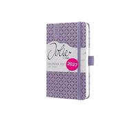 SIGEL Agenda settimanale Jolie 2027 A6 copertina rigida | 7J138, calendario, planner, organizer, certificato FSC, lavanda