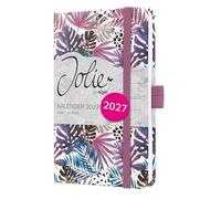 SIGEL Agenda settimanale Jolie 2027 A6 copertina rigida | 7J354, calendario, planner, organizer, certificato FSC, porpora, bacca, blu