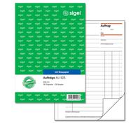 Sigel au525 auftrag libro A5, 2 X 50 fogli 1 pezzo colore