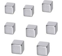 Sigel B3101 Magnete neodimio (L x A x P) 10 x 10 x 10 mm cubo Argento 8 pz.